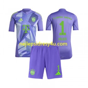 Fotbalový Dres Bayern Mnichov Neuer 1 Brankářské Dětské Venkovní 2024/25